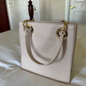 Beige small handbag